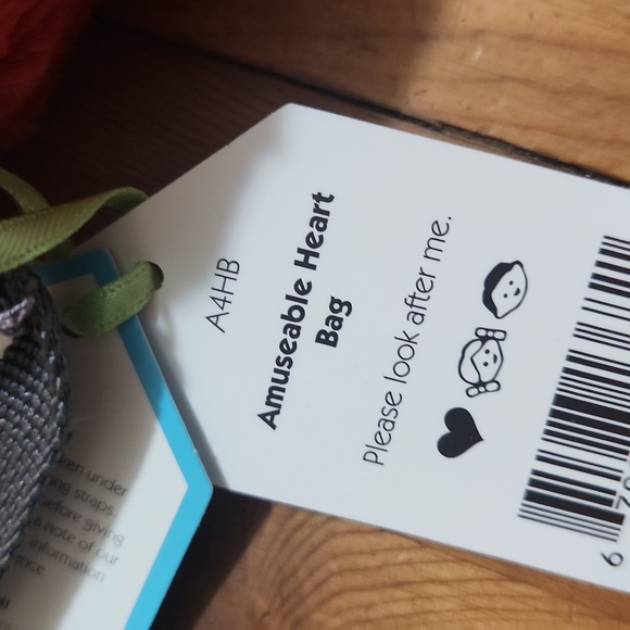 Jellycat Amuseable Heart Bag 7x7" Soft & Plush NWT - Picture 3 of 3